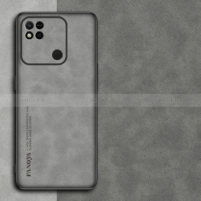 Handyhülle Hülle Luxus Leder Schutzhülle S01 für Xiaomi Redmi 9C Grau