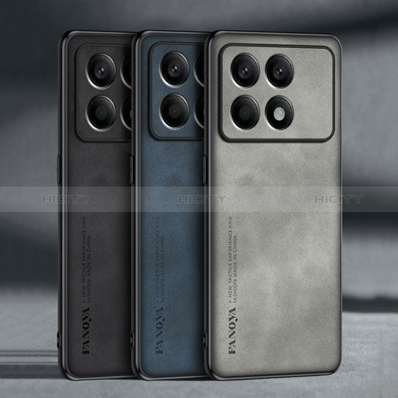 Handyhülle Hülle Luxus Leder Schutzhülle S01 für Xiaomi Redmi K70 5G groß