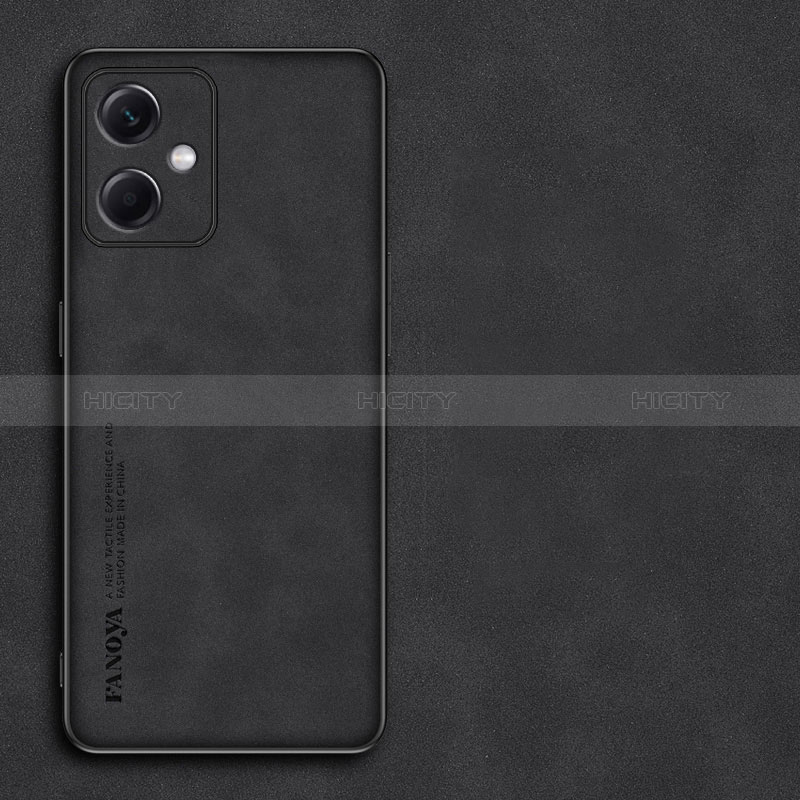 Handyhülle Hülle Luxus Leder Schutzhülle S01 für Xiaomi Redmi Note 12R Pro 5G Schwarz