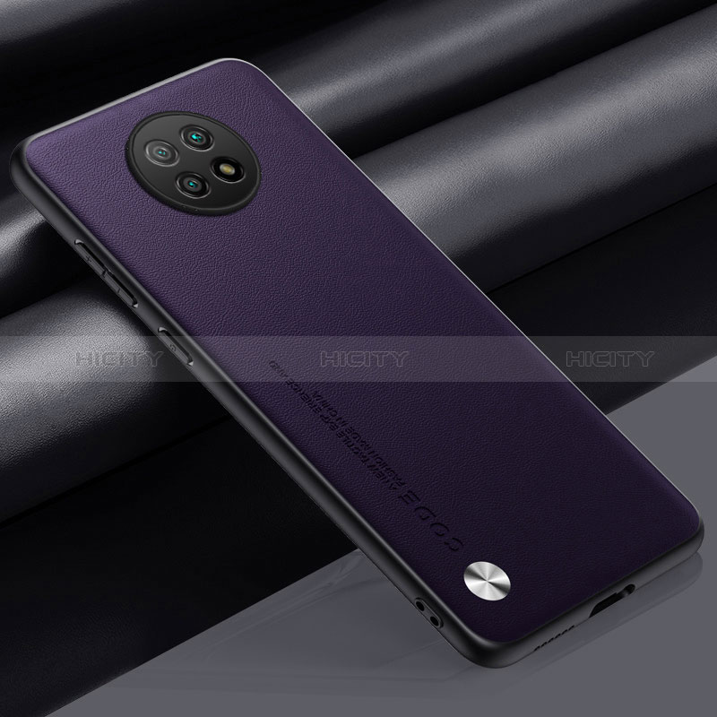 Handyhülle Hülle Luxus Leder Schutzhülle S01 für Xiaomi Redmi Note 9T 5G Violett Plus