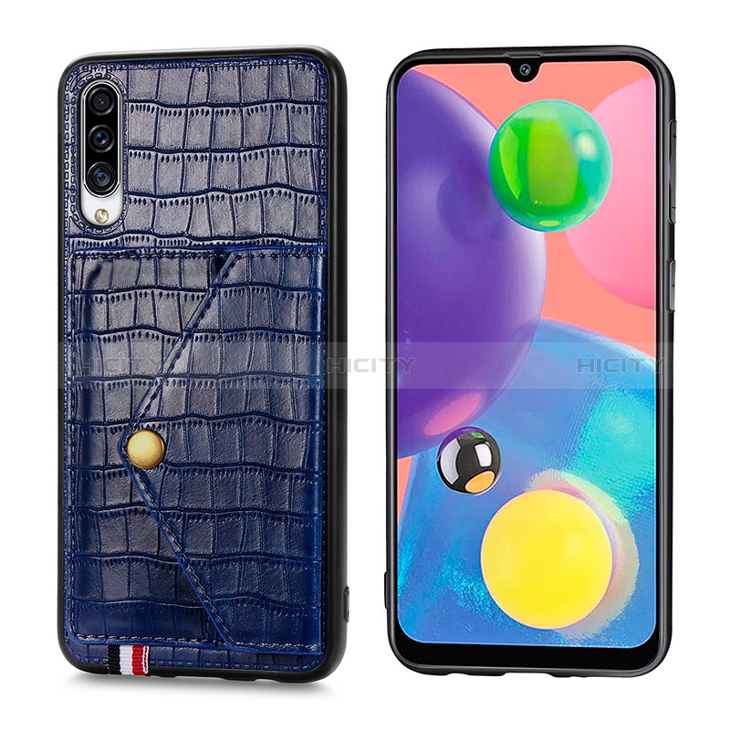 Handyhülle Hülle Luxus Leder Schutzhülle S01D für Samsung Galaxy A70