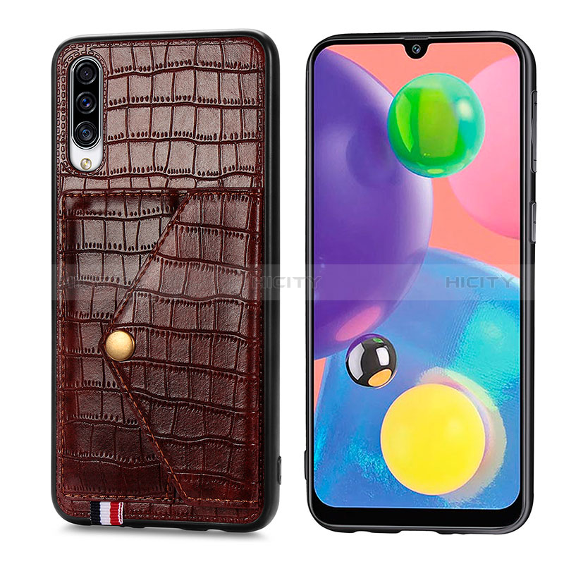 Handyhülle Hülle Luxus Leder Schutzhülle S01D für Samsung Galaxy A70