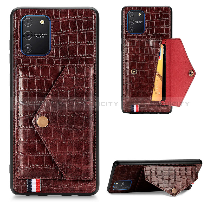 Handyhülle Hülle Luxus Leder Schutzhülle S01D für Samsung Galaxy A91 groß