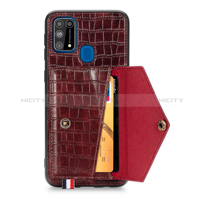 Handyhülle Hülle Luxus Leder Schutzhülle S01D für Samsung Galaxy M31