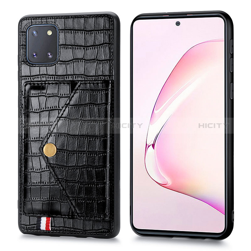 Handyhülle Hülle Luxus Leder Schutzhülle S01D für Samsung Galaxy M60s groß