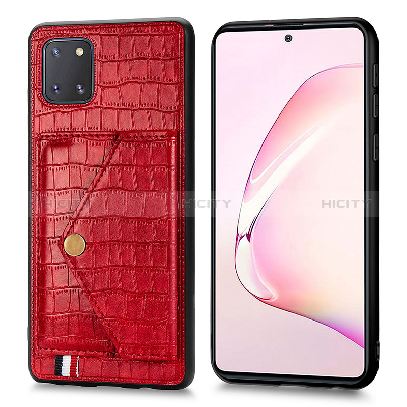 Handyhülle Hülle Luxus Leder Schutzhülle S01D für Samsung Galaxy M60s groß