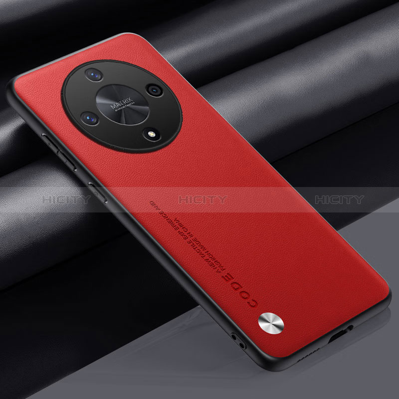 Handyhülle Hülle Luxus Leder Schutzhülle S02 für Huawei Honor Magic6 Lite 5G Rot