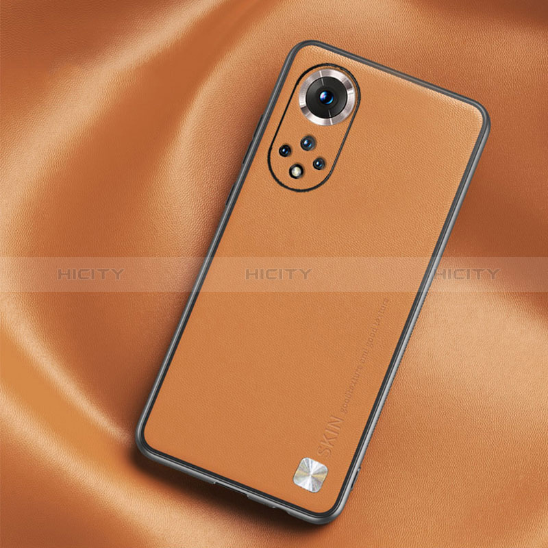 Handyhülle Hülle Luxus Leder Schutzhülle S02 für Huawei Nova 9 Pro Orange