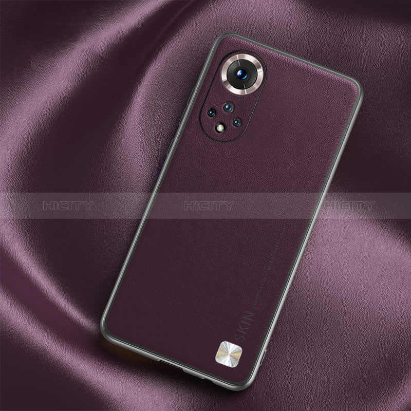 Handyhülle Hülle Luxus Leder Schutzhülle S02 für Huawei Nova 9 Violett