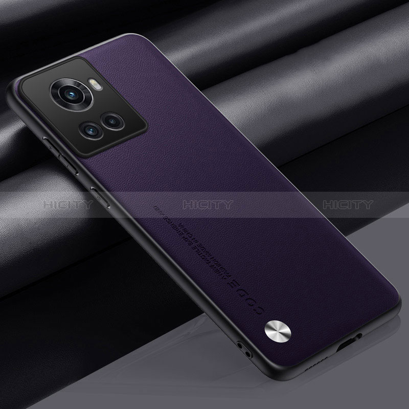 Handyhülle Hülle Luxus Leder Schutzhülle S02 für OnePlus 10R 5G Violett