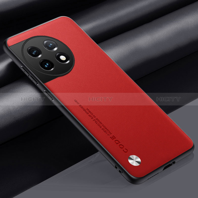 Handyhülle Hülle Luxus Leder Schutzhülle S02 für OnePlus 11 5G Rot Plus