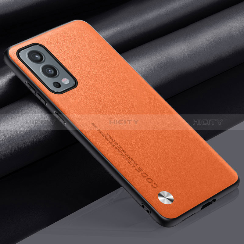 Handyhülle Hülle Luxus Leder Schutzhülle S02 für OnePlus Nord 2 5G Orange