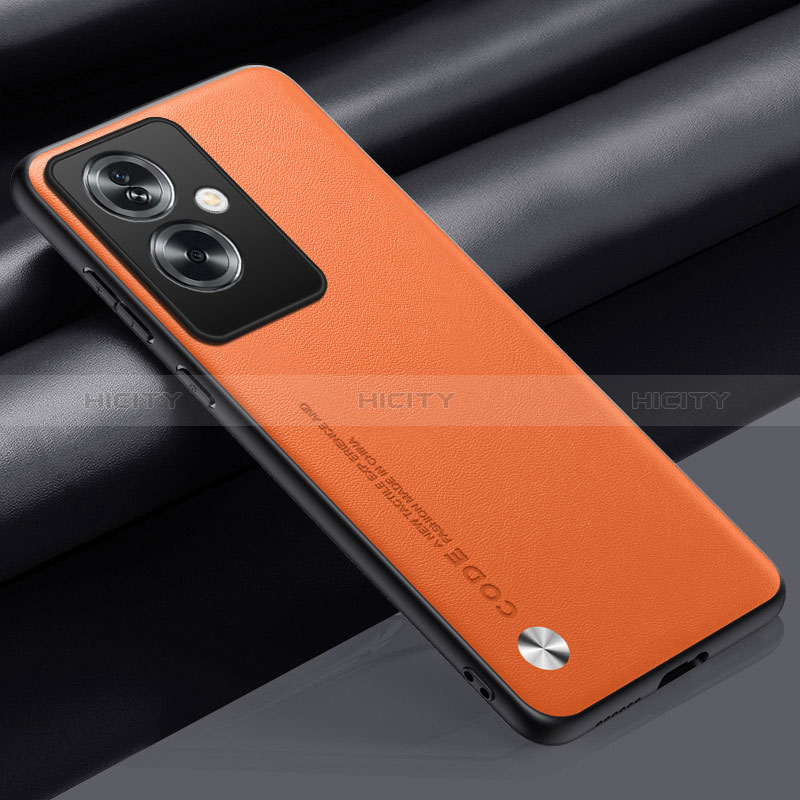 Handyhülle Hülle Luxus Leder Schutzhülle S02 für Oppo A2 5G Orange