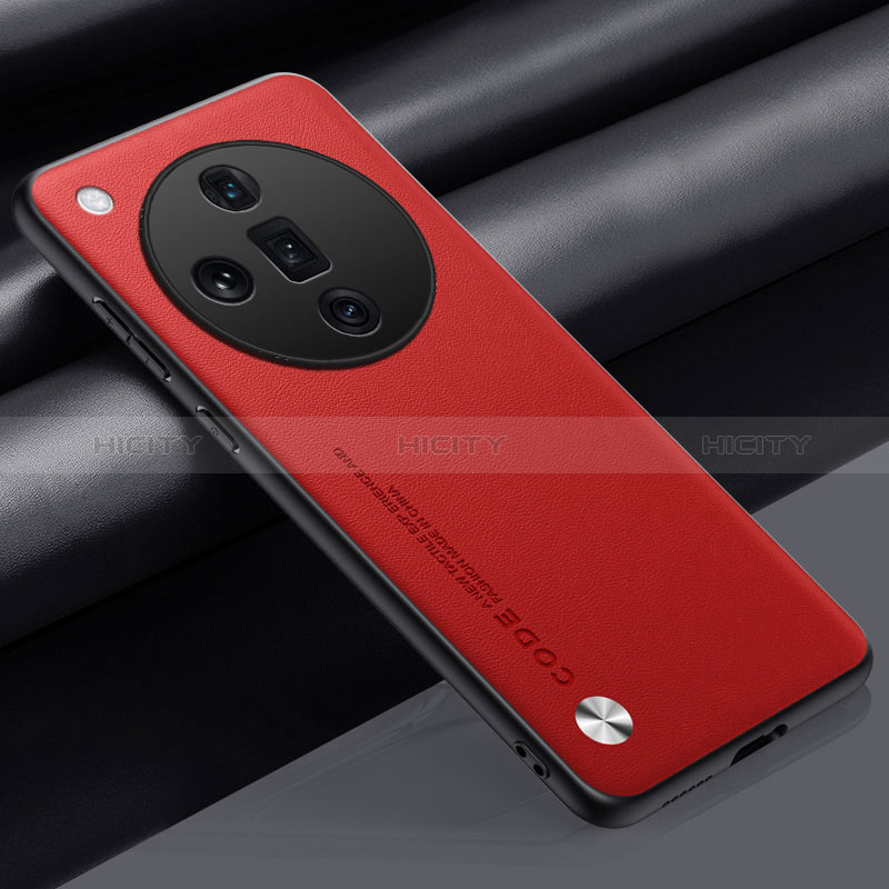 Handyhülle Hülle Luxus Leder Schutzhülle S02 für Oppo Find X7 5G Rot