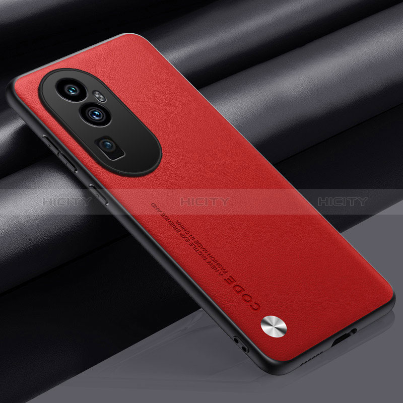 Handyhülle Hülle Luxus Leder Schutzhülle S02 für Oppo Reno10 Pro+ Plus 5G Rot