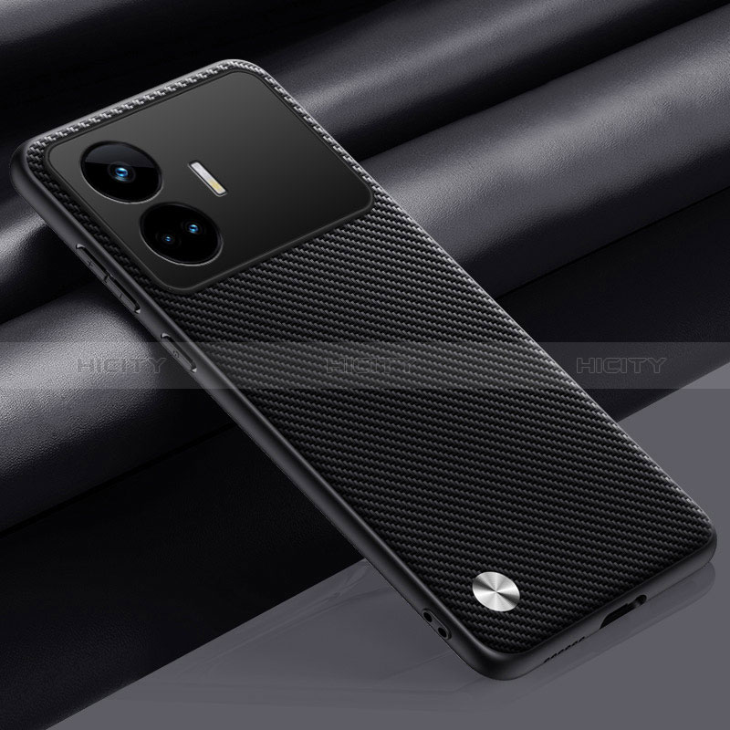 Handyhülle Hülle Luxus Leder Schutzhülle S02 für Realme GT Neo5 SE 5G Dunkelgrau