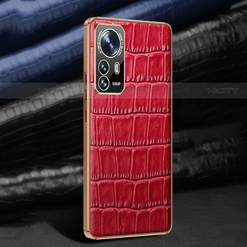 Handyhülle Hülle Luxus Leder Schutzhülle S02 für Xiaomi Mi 12X 5G Rot Plus