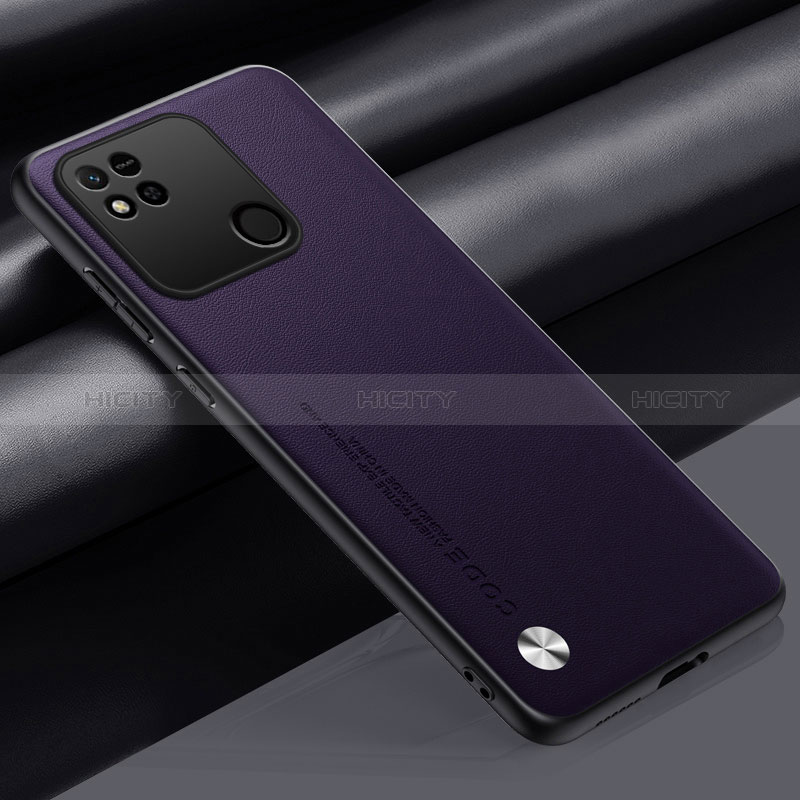 Handyhülle Hülle Luxus Leder Schutzhülle S02 für Xiaomi POCO C31 Violett Plus