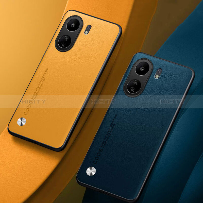 Handyhülle Hülle Luxus Leder Schutzhülle S02 für Xiaomi Poco C65 groß