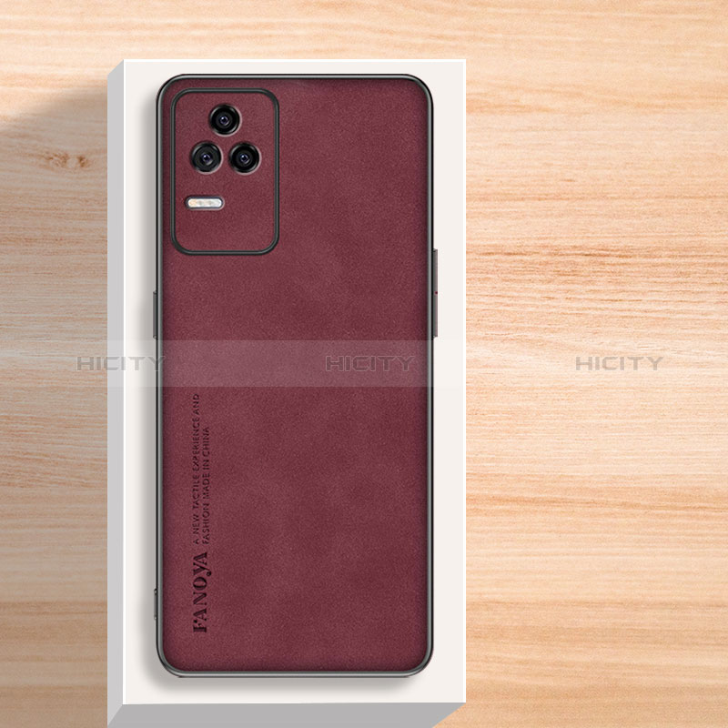 Handyhülle Hülle Luxus Leder Schutzhülle S02 für Xiaomi Poco F4 5G Rot