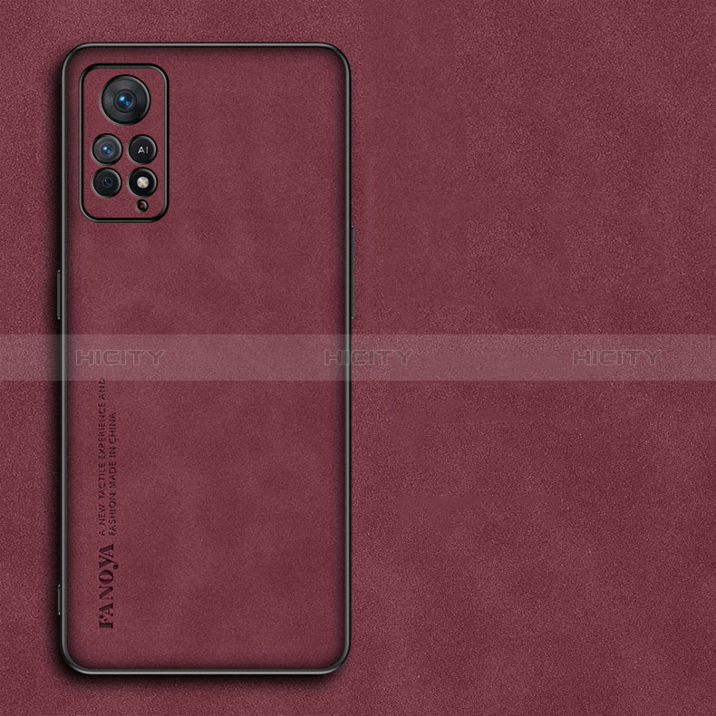 Handyhülle Hülle Luxus Leder Schutzhülle S02 für Xiaomi Poco X4 Pro 5G Rot