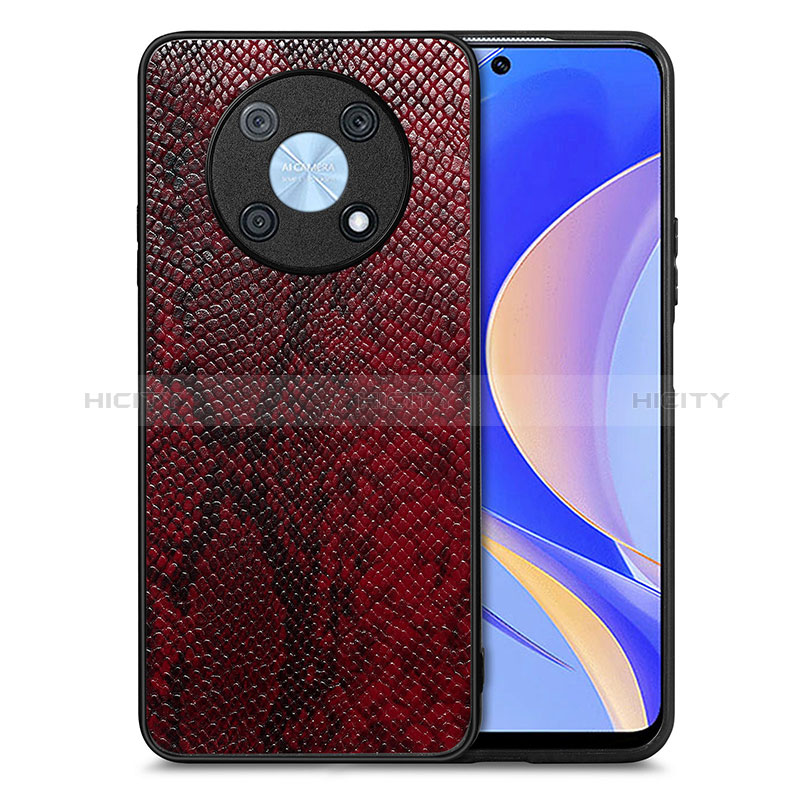 Handyhülle Hülle Luxus Leder Schutzhülle S02D für Huawei Enjoy 50 Pro groß