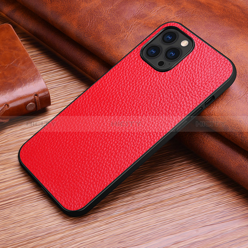 Handyhülle Hülle Luxus Leder Schutzhülle S03 für Apple iPhone 14 Pro Rot Plus