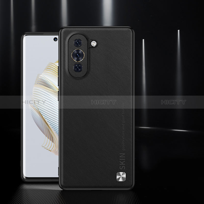 Handyhülle Hülle Luxus Leder Schutzhülle S03 für Huawei Nova 10 Schwarz