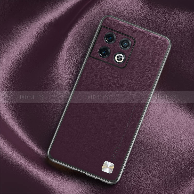 Handyhülle Hülle Luxus Leder Schutzhülle S03 für OnePlus 10 Pro 5G Violett Plus