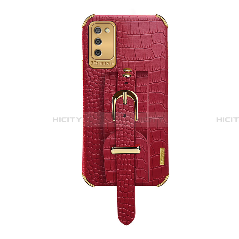 Handyhülle Hülle Luxus Leder Schutzhülle S03 für Samsung Galaxy F02S SM-E025F Rot