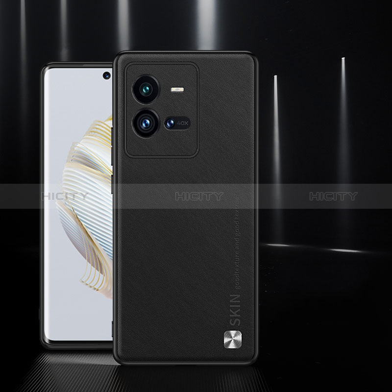 Handyhülle Hülle Luxus Leder Schutzhülle S03 für Vivo iQOO 10 Pro 5G Schwarz