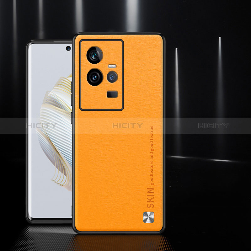 Handyhülle Hülle Luxus Leder Schutzhülle S03 für Vivo iQOO 11 Pro 5G Orange