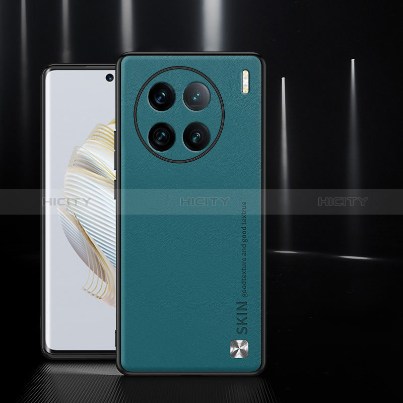 Handyhülle Hülle Luxus Leder Schutzhülle S03 für Vivo X90 Pro 5G Grün