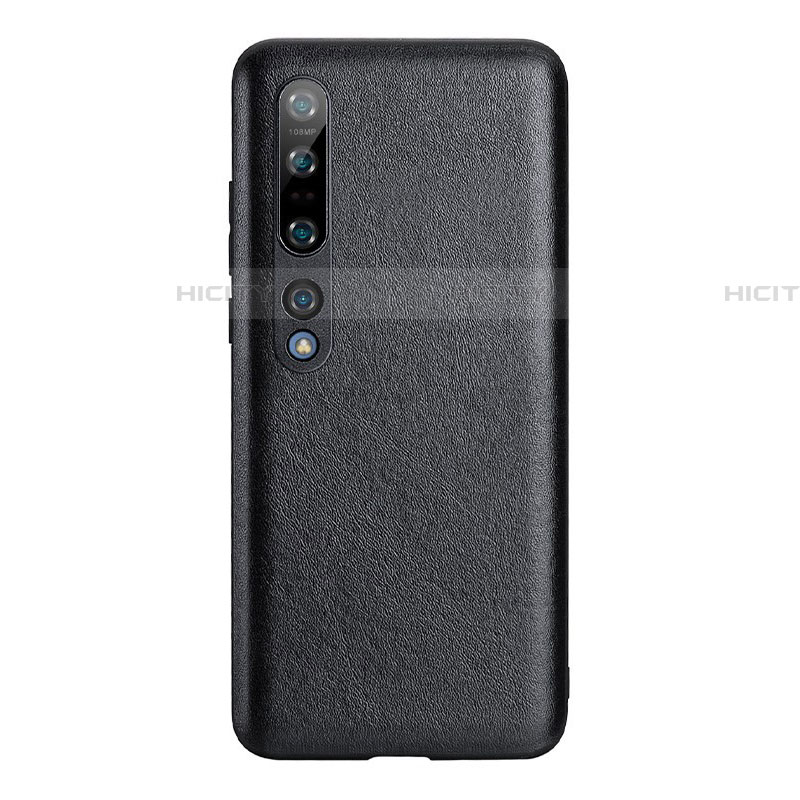 Handyhülle Hülle Luxus Leder Schutzhülle S03 für Xiaomi Mi 10 Pro Schwarz