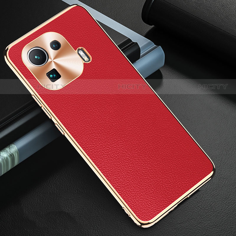 Handyhülle Hülle Luxus Leder Schutzhülle S03 für Xiaomi Mi 11 Pro 5G Rot