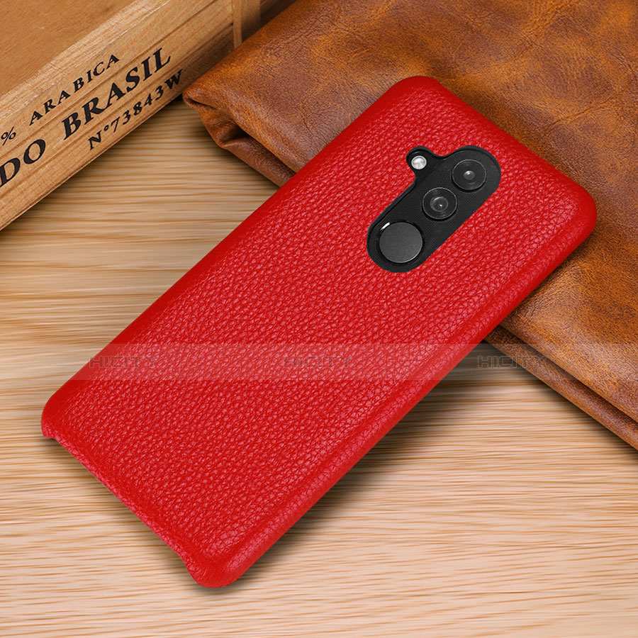 Handyhülle Hülle Luxus Leder Schutzhülle S04 für Huawei Mate 20 Lite Rot Plus