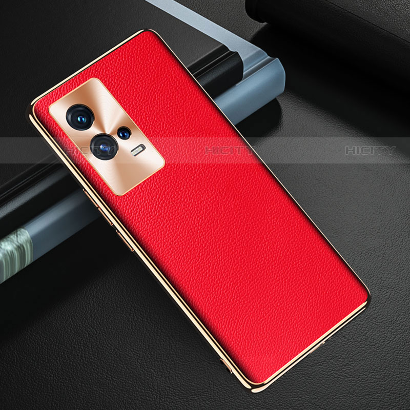 Handyhülle Hülle Luxus Leder Schutzhülle S04 für Vivo iQOO 8 Pro 5G Rot