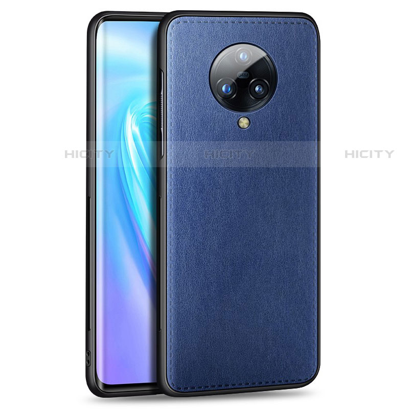 Handyhülle Hülle Luxus Leder Schutzhülle S04 für Vivo Nex 3 Blau Plus