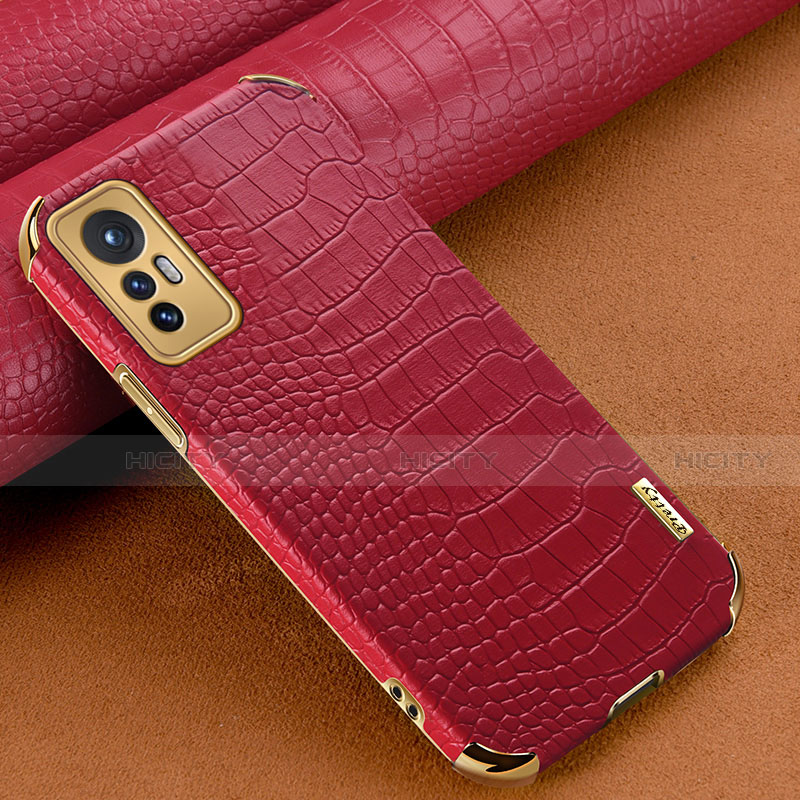 Handyhülle Hülle Luxus Leder Schutzhülle S04 für Xiaomi Mi 12 5G Rot