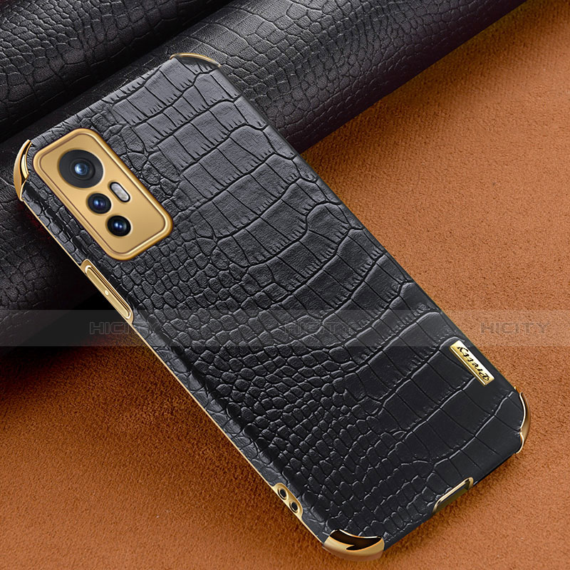 Handyhülle Hülle Luxus Leder Schutzhülle S04 für Xiaomi Mi 12 5G Schwarz