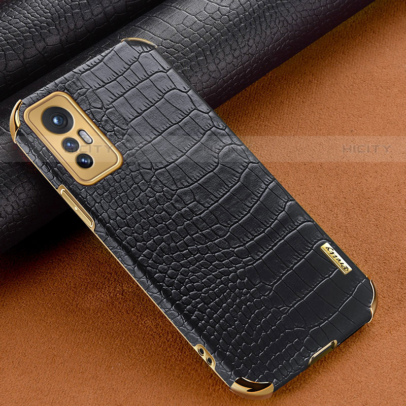 Handyhülle Hülle Luxus Leder Schutzhülle S04 für Xiaomi Mi 12 Pro 5G Schwarz