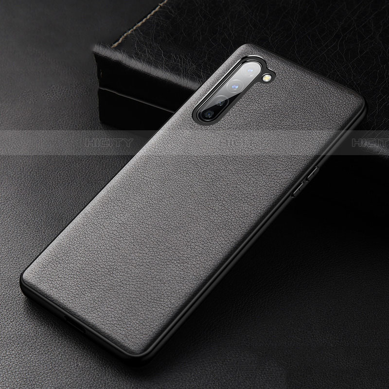 Handyhülle Hülle Luxus Leder Schutzhülle S05 für Oppo Reno3 Schwarz Plus