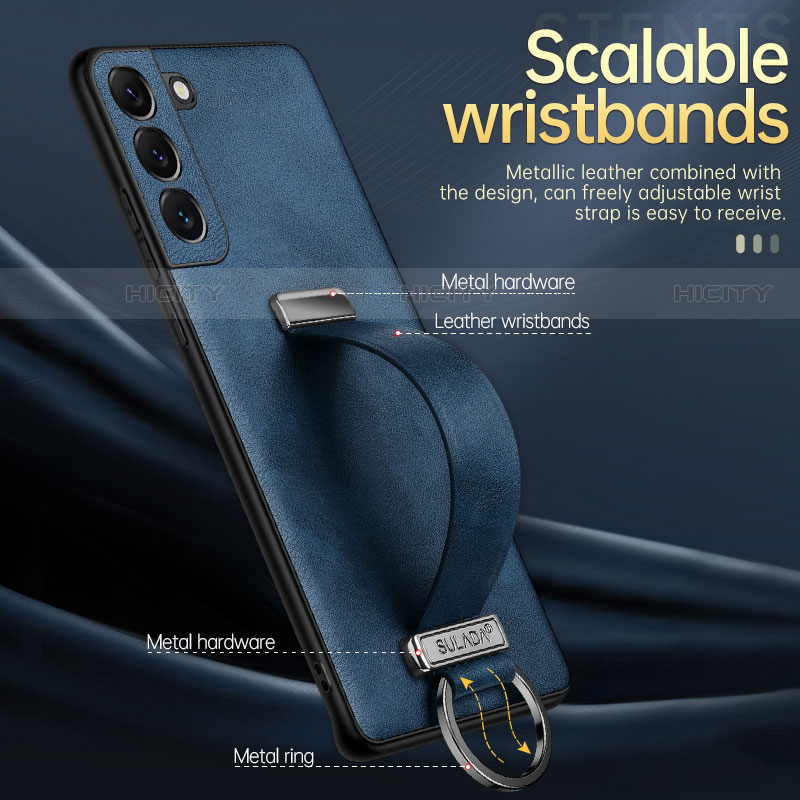 Handyhülle Hülle Luxus Leder Schutzhülle S05 für Samsung Galaxy S23 Ultra 5G groß