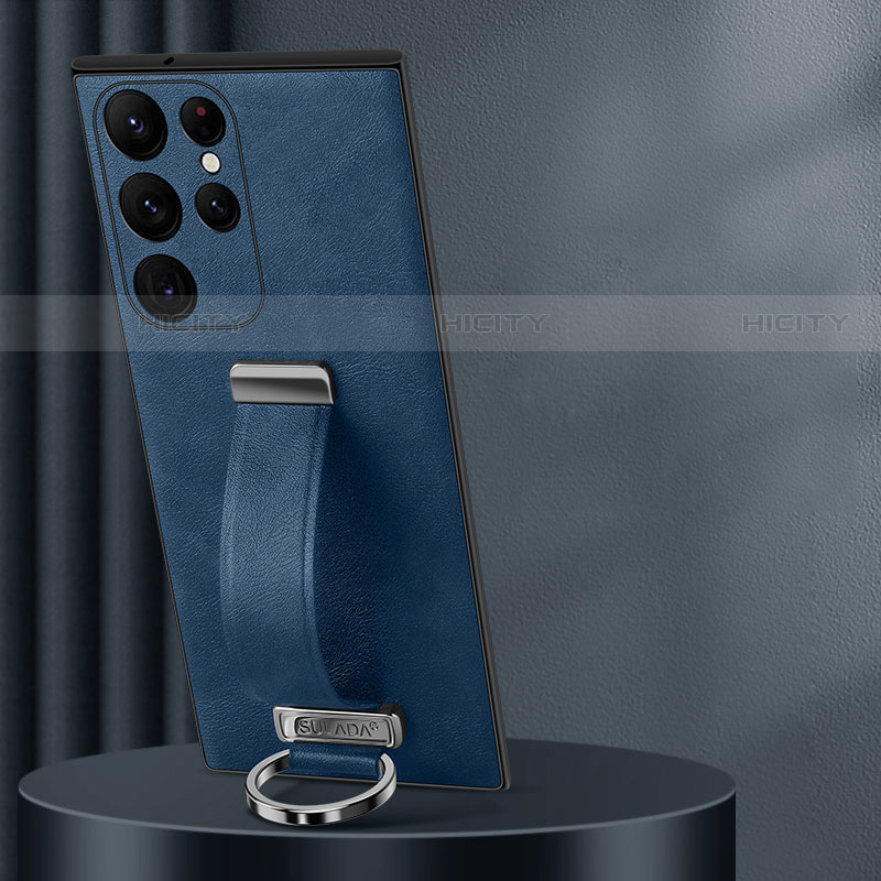 Handyhülle Hülle Luxus Leder Schutzhülle S05 für Samsung Galaxy S23 Ultra 5G groß