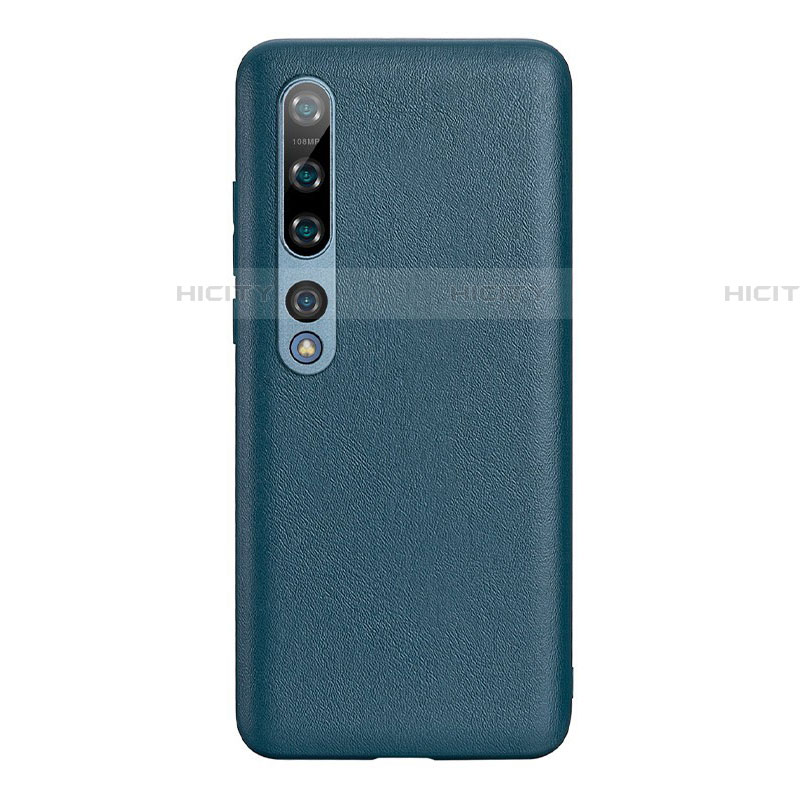 Handyhülle Hülle Luxus Leder Schutzhülle S06 für Xiaomi Mi 10 Blau