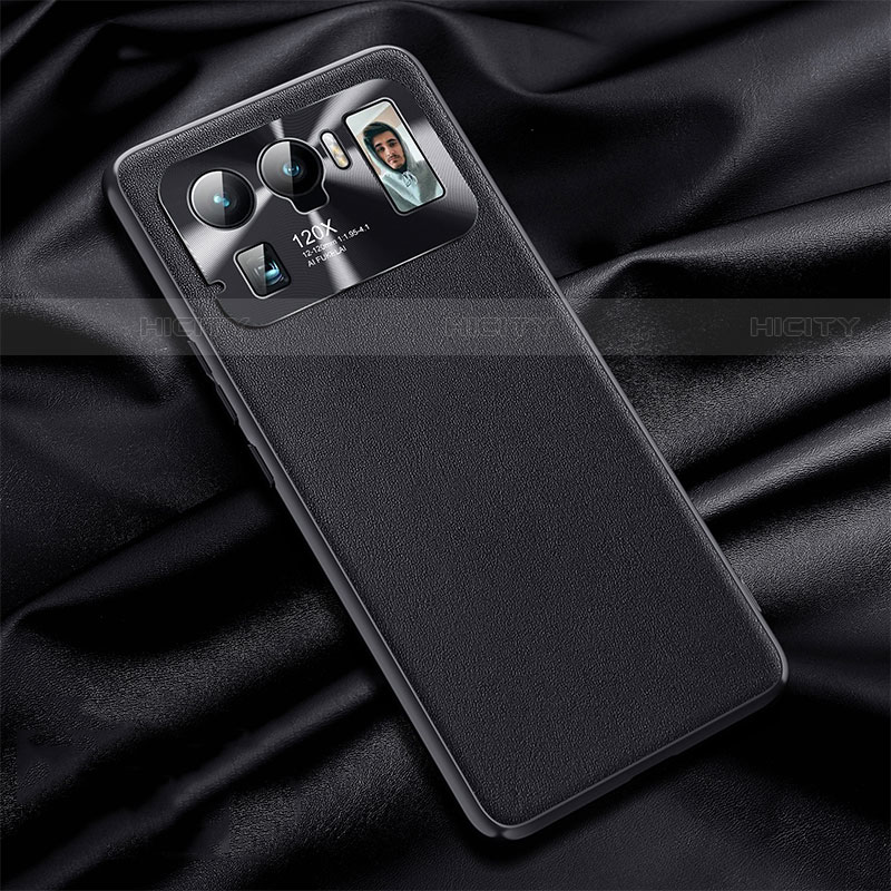 Handyhülle Hülle Luxus Leder Schutzhülle S06 für Xiaomi Mi 11 Ultra 5G Schwarz Plus