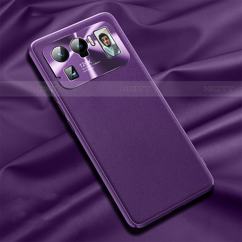 Handyhülle Hülle Luxus Leder Schutzhülle S06 für Xiaomi Mi 11 Ultra 5G Violett Plus