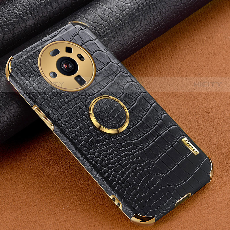 Handyhülle Hülle Luxus Leder Schutzhülle S06 für Xiaomi Mi 12 Ultra 5G Schwarz