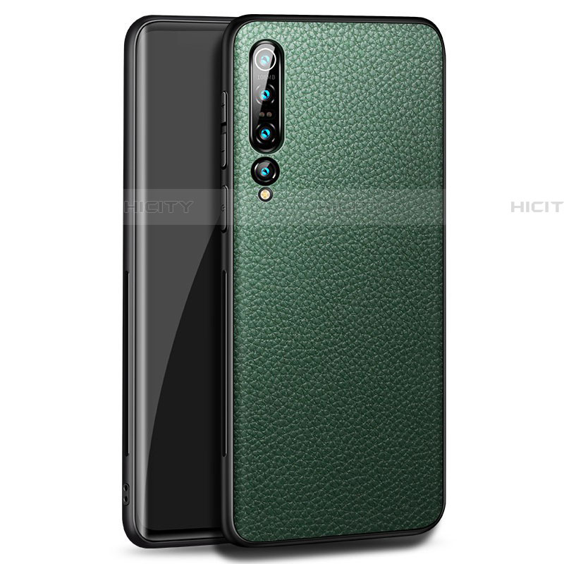 Handyhülle Hülle Luxus Leder Schutzhülle S07 für Xiaomi Mi 10 Pro Grün