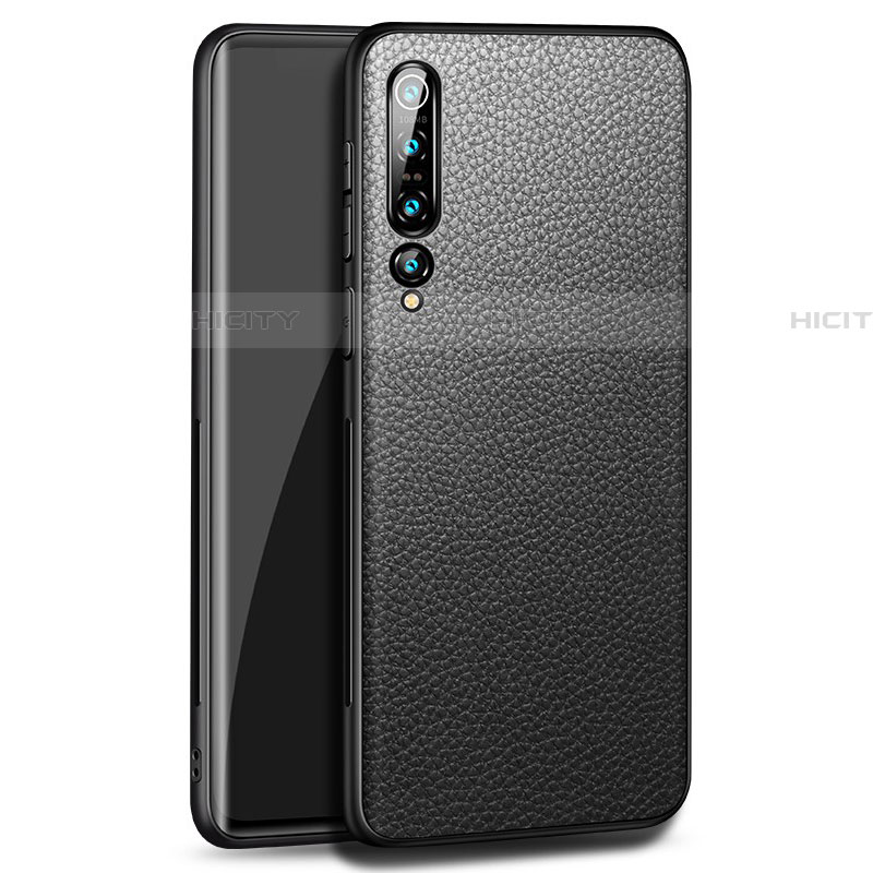 Handyhülle Hülle Luxus Leder Schutzhülle S07 für Xiaomi Mi 10 Pro Schwarz